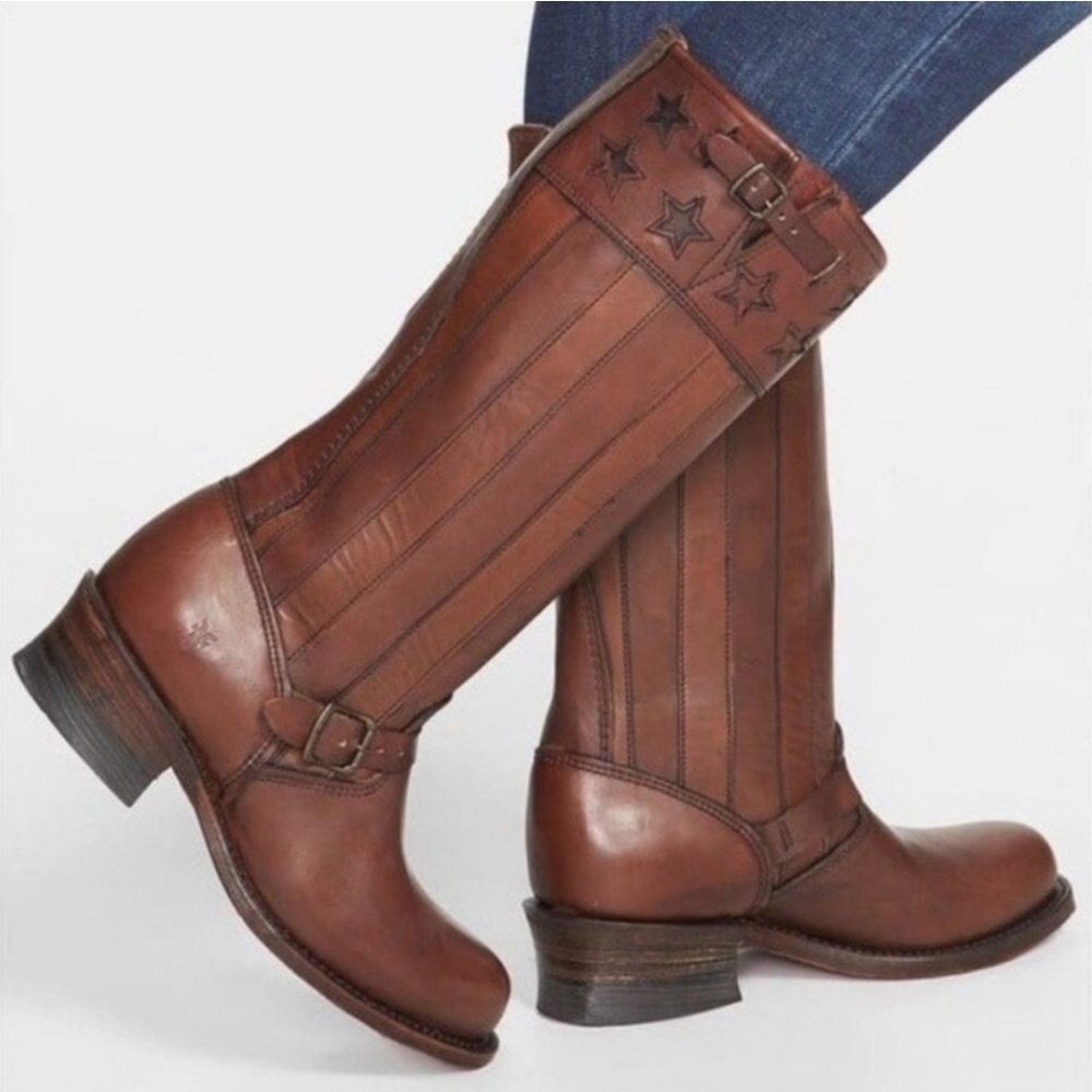 Frye Boots Harness Americana 150th Anniversary Boots